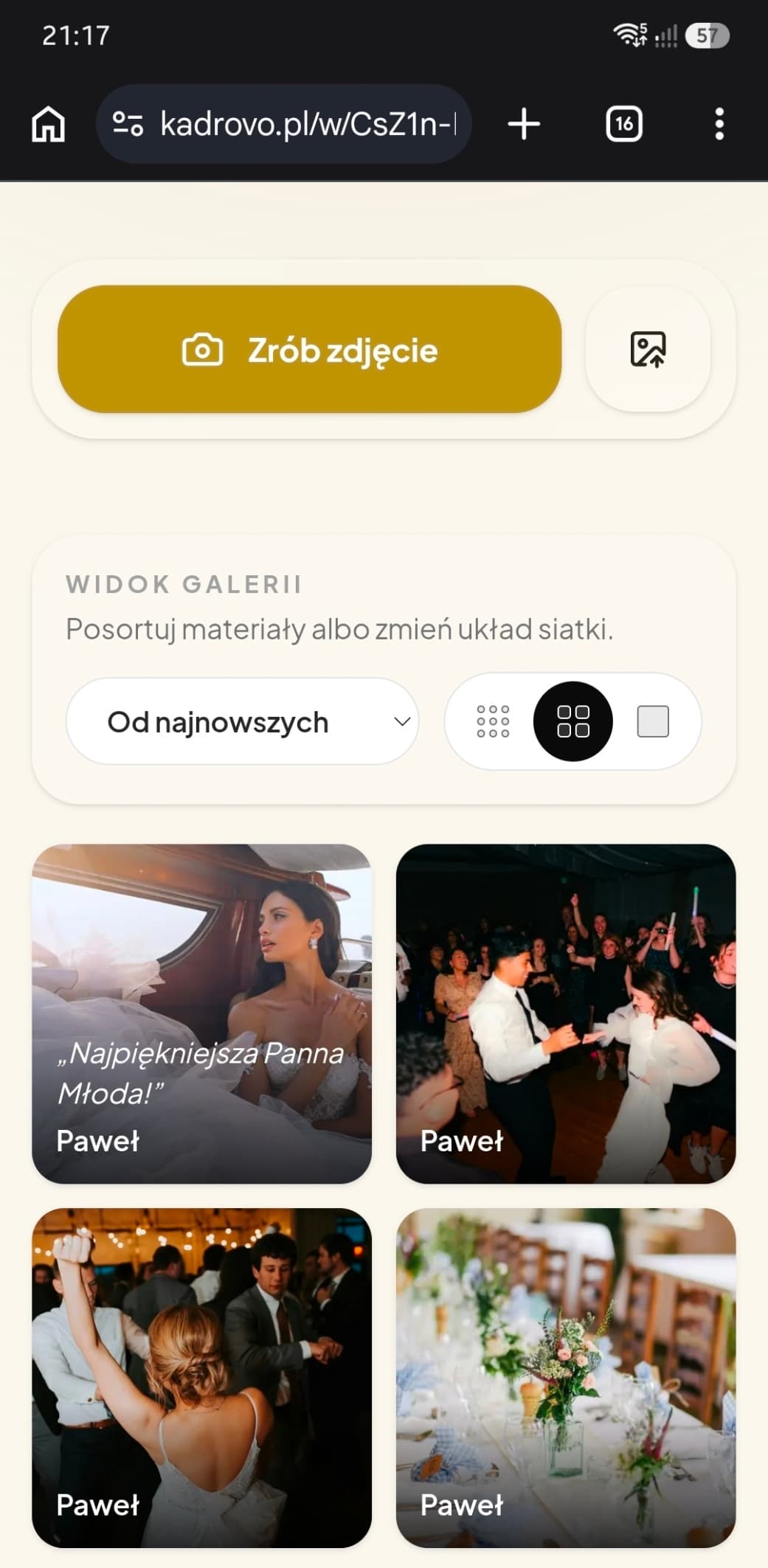 Galeria zdjęć z wesela